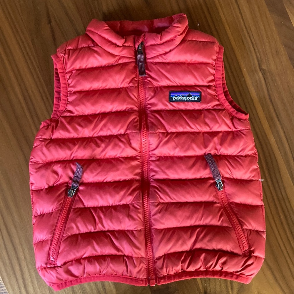 Patagonia Kids Red Puffer Vest